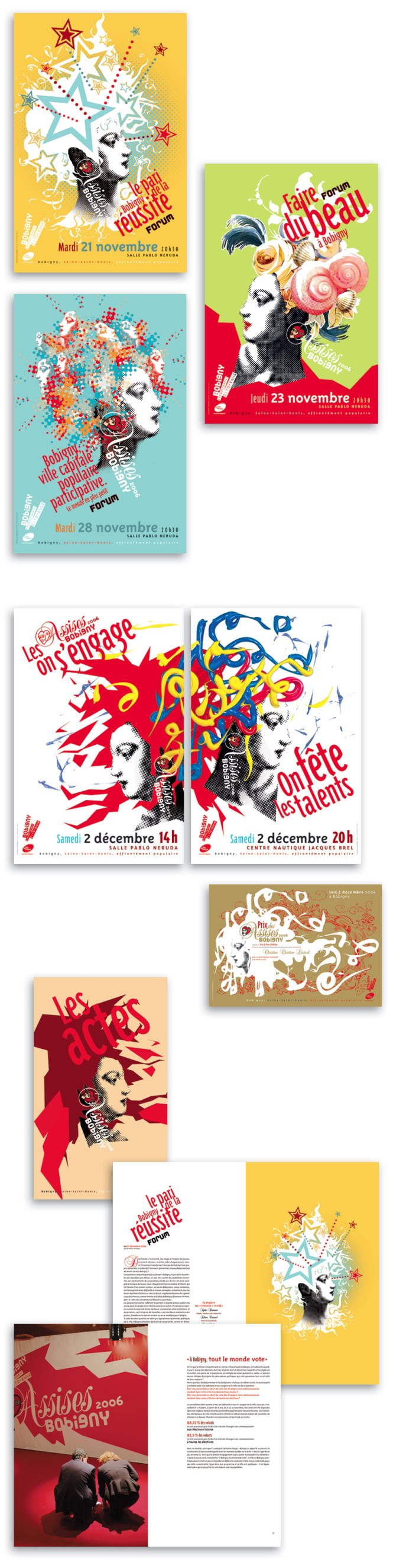 Affiches 40 x 60, 80 x 120 • Diplôme • Plaquette 36 pages 180 x 300