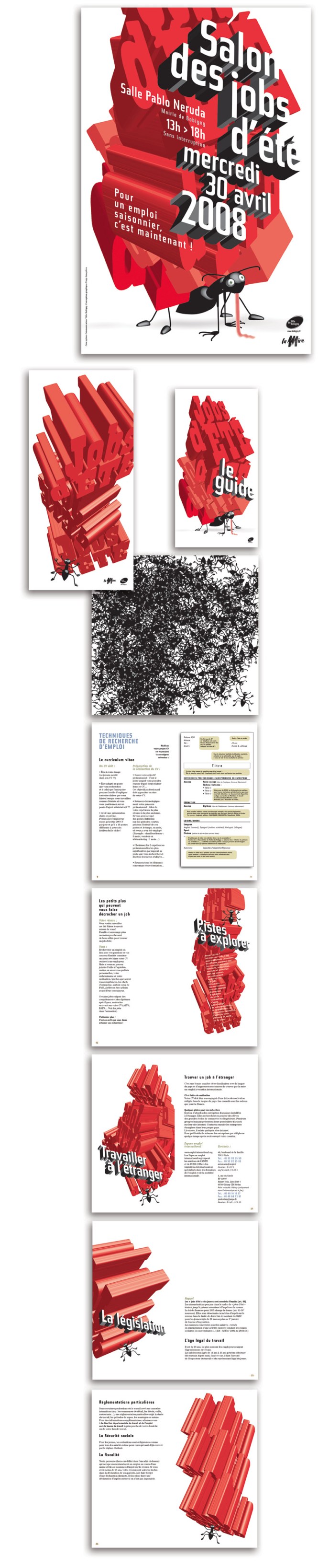 Affiche 40 x 60 • Invitation 100 210 • Guide 52 pages 100 x 210