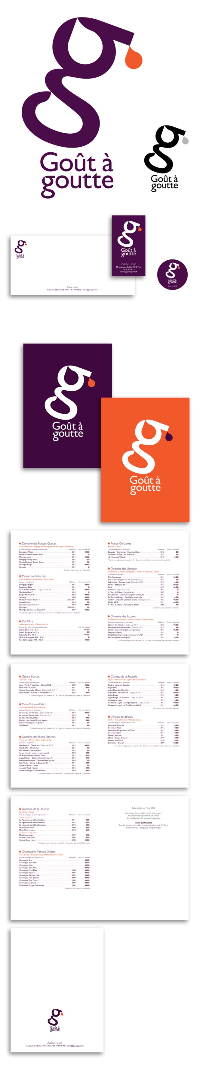 Logotype • Papeterie • Autocollant • 8 pages