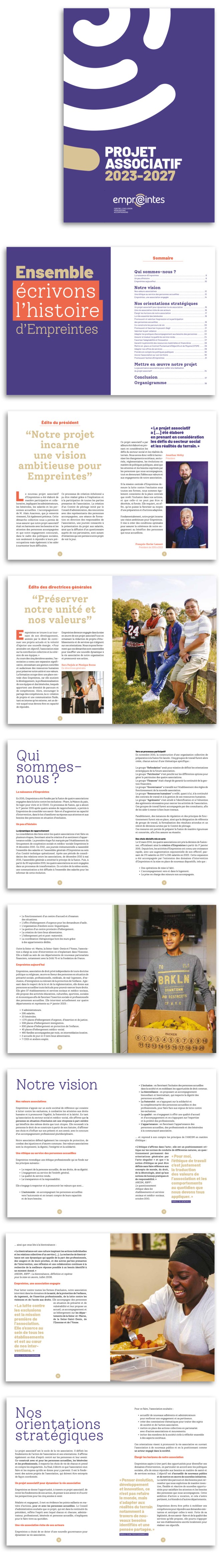 Projet associatif Empreintes